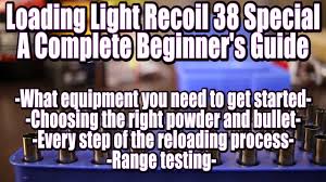 38 special loading light recoil ammo johnnys reloading