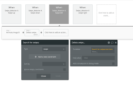 Onfling method is called when the user swipe on the screen. Swipe To Workflow Action New Plugin From Zeroqode Plugins Zeroqode Forum