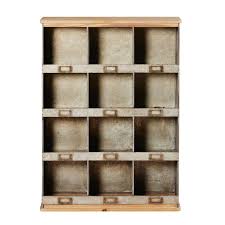 Fir Shelving Unit With 12 Compartments On Maisons Du Monde Take Your Pick From Our Furniture And Accessories Shelving Unit Metal Shelving Units Metal Shelves