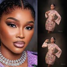 Actress Mercy Aigbe's daughter Michelle looking very grown and beautiful