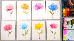 Watercolor Transparent Layering Painting Technique Youtube Watercolor Painting Techniques Flower Painting Painting Tutorial