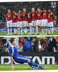 After playing two seasons for spartak moscow, vidić signed for manchester united for a fee of around £7 million on 25 december 2005 and joined the club on 5 january 2006 after his work permit was granted. B R Football On Twitter 2008 Champions League Final Manchester United Vs Chelsea The Shootout The Slip The Agony The Ecstacy