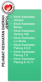 Daerah port dickson merupakan pecahan kawasan pentadbiran bagi negeri negeri sembilan. Fasiliti Kesihatan