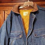 Levis Authentic Westernwear Full Zip Blue Denim Lined Trucker Jacket Leather M Levis Trucker Western Wear Jackets Men Fashion Leather Jacket