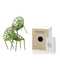 Vitra ronan & erwan bouroullec, vitra stool, vitra vegetal chair. Miniature Vegetal Set Of 3 Green Bouroullec Vitra Milia Shop