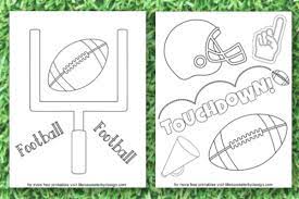 Print out these free coloring pages to entertain your kids. Football Coloring Pages Life Is Sweeter By Design