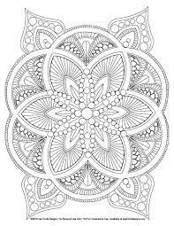 Plus, it's an easy way to celebrate each season or special holidays. Abstract Mandala Coloring Page For Adults Free Coloring Page Lee Towle Designs Digital Illustrator Graphic Designer And Web Designer