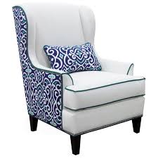 Logan Wing Chair Heavenly Oyster New Damask Marine Upholstered Chairs Furniture Furniture Upholstery