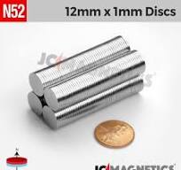 12mm x 1mm N52 Strong Round Disc Rare Earth Neodymium thin Magnet 12x1mm |  eBay