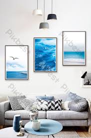 Even without any special decor, light blue combined with beige could remind you about all that relaxing time you had on holidays. Ocean Bedroom Decor Templates Free Decor Models Cad Dwg Psd Download Pikbest