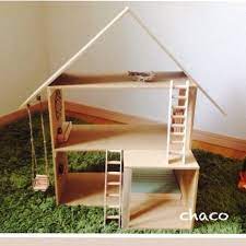 100均木材だけで作る ドールハウス ハウス ミニチュア ドールハウス ドールハウス 作り方