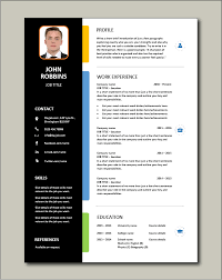 Create your cv for free online without registration within few minutes: Free Cv Template 25