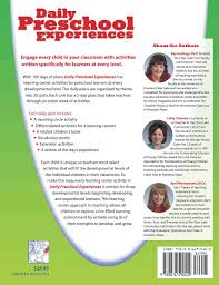 Check out all these fun, educational opportunities. Daily Preschool Experiences For Learners At Every Level Hastings Kay Clemons Cathy 9780876590102 Amazon Com Books