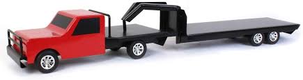 Gooseneck tiny house trailers that is, here is one of our latest. Amazon Com Little Buster Toys Gooseneck Flatbed Trailer Black Toys Games