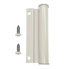 Swinging screen doors are hinged screen doors that keep out insects and pests. Insect Screen Upper Hinge Leaf 2579476 White 400 Series Frenchwood Patio Door Hinged Insect Screen Parts