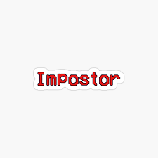 Impostor Among Us By Ind3finite Redbubble Pegatinas Bonitas Pegatinas Imprimibles Pegatinas Para Imprimir Gratis