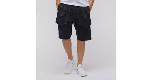 Nike Cotton Acg Deploy Cargo Shorts In Black For Men Lyst