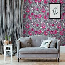 15 perfectly appointed pink and gray bedrooms. Pink And Grey Wallpaper Luxury Wallpaper Uk Designer Wallcoverings