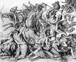 I looked, and there before me was a white horse! Four Horsemen Of The Apocalypse Definition Symbols Facts Britannica
