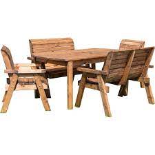 Charles Taylor Wooden Garden Dining Set 6 Seater Wooden Dining Set Garden Dining Set Wooden Garden