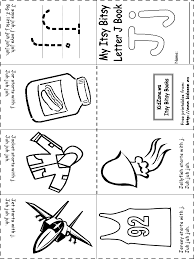 Itsy Bitsy Book Letter J Preschool Letters Book Letters