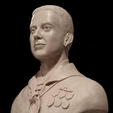 1.5 Times Life Size Bronze Bust of William Charette, Congressional Medal of  Honor Recipient