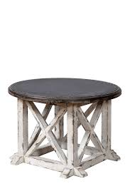 Creative Co Op Coffee Table With Tin Top Hautelook Coffee Table Table White Side Tables