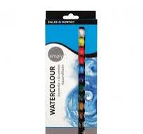 Watercolour Paper Pad Daler-Rowney Simply - A4 190gsm Medium Grain, 14  Sheets For Beginners A4 Watercolor Pad