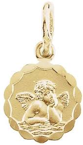 Check spelling or type a new query. 14k Yellow Gold Religious Guardian Angel Pendant Necklace 12mm Jewellery Gifts For Women By Jewelryweb Shop Online For Jewelry In The United States