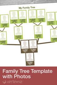 Download The Family Tree With Photos From Vertex42 Com