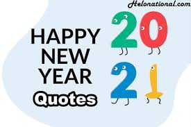 Best Happy New Year 2021 Quotes Hny Quotes We wish you a happy new year card with realistic christmas balls white background.