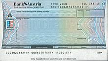 Als vorlage eines schecks wird die einreichung des schecks beim bezogenen kreditinstitut zur 5 bankarbeitstage bei einem scheck in euro, ausgestellt von einem inländischen kreditinstitut. Eurocheque Wikipedia