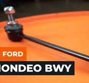 Cómo cambiar bieletas de suspension delantero en FORD MONDEO 3 INSTRUCCIÓN  | AUTODOC