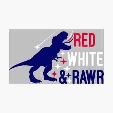Download Red White And Rawr 4th Of July Dinosaur Svg Red White And Rawr Svg Boy 4th Of July 4th Of July Pregnancy Announcement Poster By Chamssou Redbubble