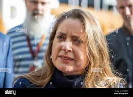 RTE National Union of Journalists (NUJ) members Vincent Kearney (left) and  Conor Macauley outside RTE studio in Belfast joining RTE colleagues across  the island demanding transparency from management