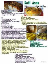 Roti Asas Cooking Recipes Bread Recipes Roti