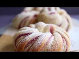 Spiral Bread Purple Yam Paste Video Purple Yam Yam Bread Recipe Taro Recipes