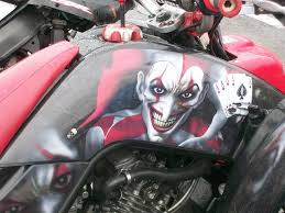 Custom Paint Job On Quad Bike Custom Paint Jobs Custom Paint Paint Job