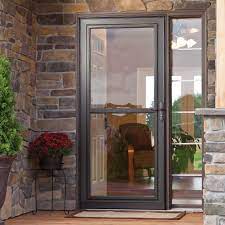 Usually front door window coverings don't command a lot of attention, however they do bring classy style and elegance to almost any front door. Exterior Doors At Menards