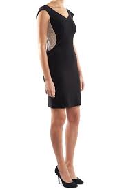 Joseph Ribkoff Black Rhinestone V Neck Cocktail Dress 181151 New Season Josephribkoff Sheathdress Anyoccasion