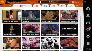 I love how shared content doesnt filter out mods : rSmashBrosUltimate
