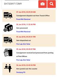 First select courier name, next enter tracking number and press the 'track it' button. Pos Malaysia Berhad On Twitter Hi We Apologize For The Late Respond Upon Checking Item Eh732897172my Has Been Dispatched Out To Poslaju Klang On 7 6 18 No Further Updates If You Have