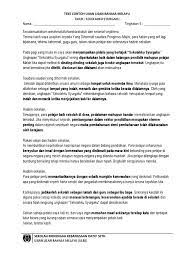 Hal seumpama ini bukanlah perkara yang baru di negara kita. Contoh Teks Ujian Lisan Bahasa Melayu Tingkatan 5 Individu