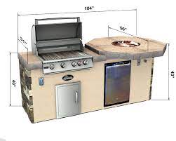 Outdoor kitchen with island dimensions. Select Series Homestretch Outdoor Kitchen Island Outdoor Kitchen Bars Outdoor Kitchen Island Outdoor Kitchen