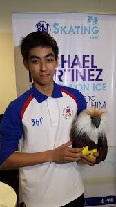 Michael christian martinez of the philippines holds up a jacket after the men's short program figure skating competition at the iceberg skating palace during the 2014 winter olympics, thursday, feb. Pin On Philippines