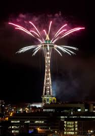 Nye Seattle Fireworks New Year Fireworks Seattle