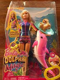 mermaid doll barbie dolphin magic transforming fashion pretend play girl toy condition is new shipped with usps p mermaid toys mermaid dolls disney furniture