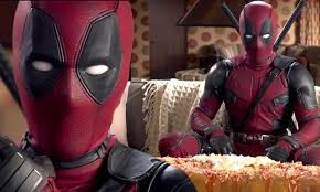 Since deadpool has a healing factor, he could eat all the fast food he wants and it wouldn't clog his arteries. Deadpool Uses Chimichanga To Illustrate That Size Matters In New Imax Trailer For Deadpool Daily Mail Online