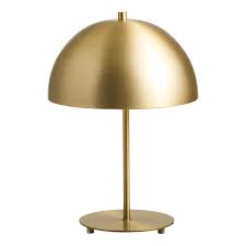Brass Dome Cameron Table Lamp Gold Metal By World Market In 2020 Small Table Lamp Table Lamp Brass Table Lamps