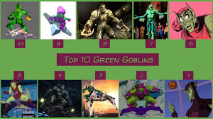 Top 10 Green Goblins By Jjhatter On Deviantart Green goblin strikes back by miacabrera on deviantart. top 10 green goblins by jjhatter on